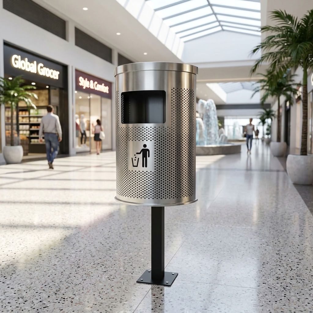 Basurero Urbano Stuttgart Pedestal
